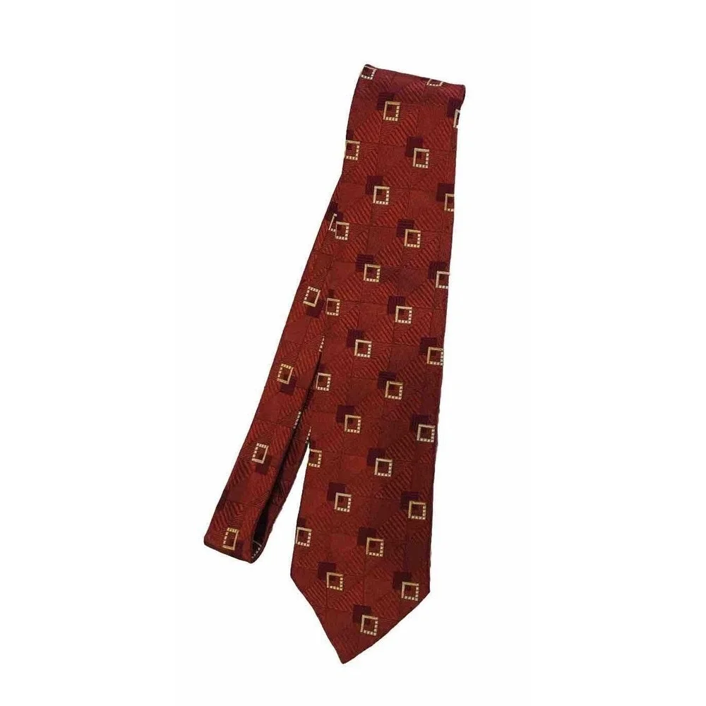 Ermenegildo Zegna‎ Mens 100% Silk Necktie Foulard Italian Designer 58 Inch Tie